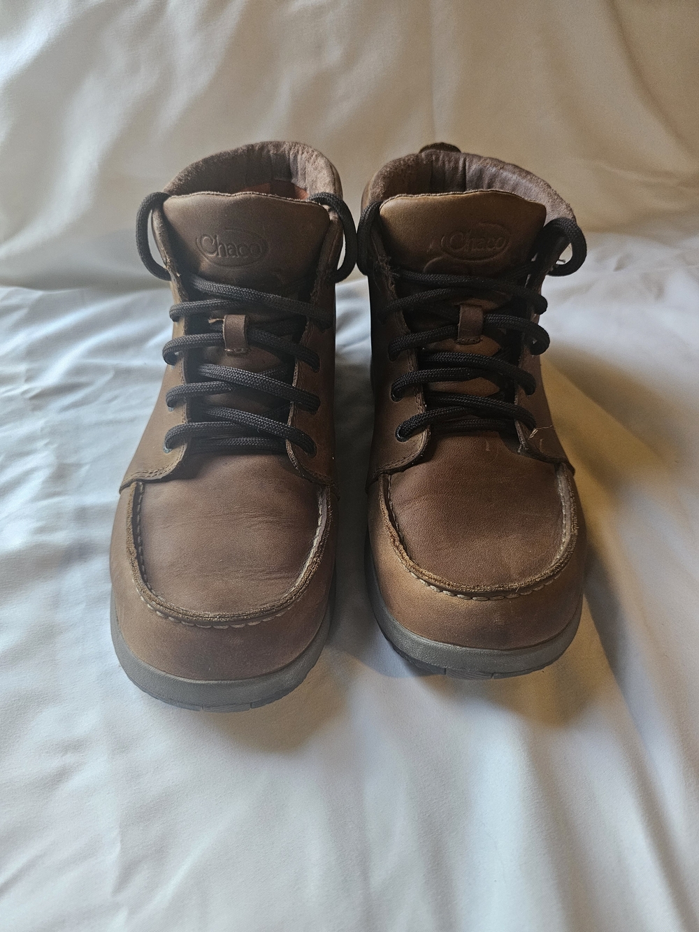 Chaco Men’s Brown Leather Lace-Up Casual Boots
